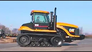 Caterpillar Challenger 95E tractor - production, assembly line, features & testing (video from 2001)