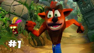 Crash Bandicoot™ N. Sane Trilogy 1 ► Стрим-прохождение ► #1 🦊