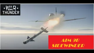 War Thunder Misseis infravermelho AIM 9B. #01