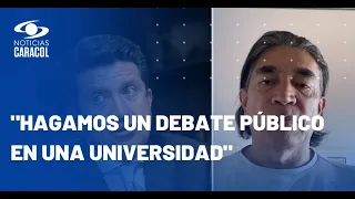 Diego Molano reta a Gustavo Bolívar a un debate