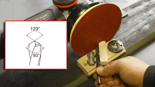 I sharpen drills in 10 seconds. tool for sharpening drills.