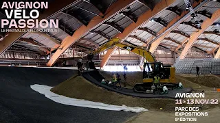 Des virages en enrobé à l'Indoor BMX Race x Hurricane Tracks d'Avignon Vélo Passion !