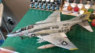 Tamiya 1/32 F4J Phantom Part 2:  Finished