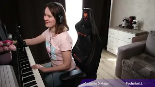 🇺🇸 👋👩🎼🎹🔊 2023 03 17 Piano ❤ Pianistka Katrine [Twitch Streams] (Piano playing)