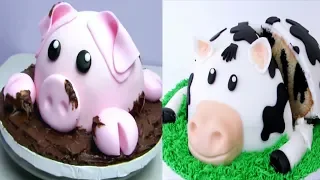 Most Satisfying Cake Decorating ideas | AMAZING Cute Cakes Videos Compilation