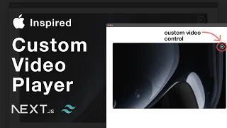 Minimalist video player (Apple-inspired) using Next.js and Tailwind