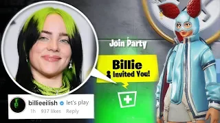 Asking Celebrities To Play Fortnite With Me Until One Responds