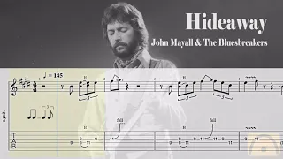 Hideaway - John Mayall & The Bluesbreakers | Guitar Tab