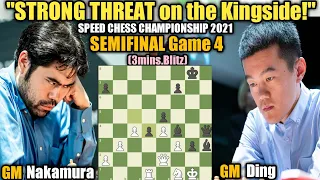 SPEED CHESS CHAMPIONSHIP 2021 | Hikaru Nakamura VS Ding Liren | Semifinal Game 4 (3mins.Blitz)