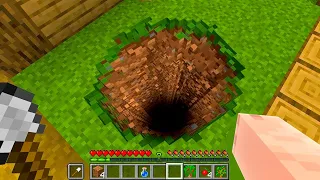 QUI EST DANS CE TROU SECRET SUR MINECRAFT ! Un Passage Secret Interdit Horreur !