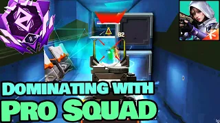 DOMINATING MASTER 2 LOBBY WITH PRO SQUAD | HIGH ENERGY HEROES | Apex Mobile 2.0