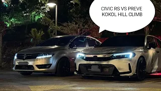 Preve Turbo vs Civic RS 2023 at Kokol Hill Sabah