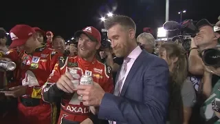 Dale Earnhardt Jr. and Marty Smith interview after Dale Jr.'s final race | ESPN