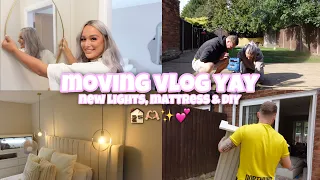 moving vlog yay! 🏚🫶🏼 | home shopping, new lights & DIY