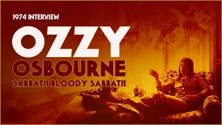 Ozzy Osbourne 1974 | The Sabbath Bloody Sabbath Interview