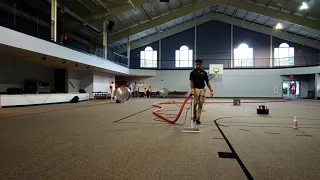 Steam cleaning a 7000 sq ft church gym
