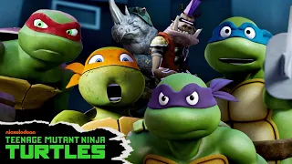 Turtles Rescue THEMSELVES from Another Dimension?! | "Wanted: Bebop & Rocksteady" Full Scene | TMNT