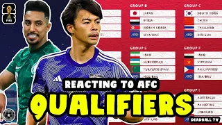 ASIA 2026 WORLD CUP QUALIFYING GROUPS REACTION