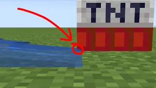 can 1 pixel of water save from tnt?