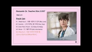 [Full album] Romantic Doctor Teacher Kim 2 OST (Part.1-5) || 낭만닥터 김사부 2 OST 수집