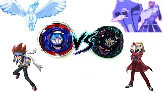 Big Bang Pegasis F:D vs Gravity Destroyer AD145WD - Gingka vs Julian - Epic Beyblade Battle!!!