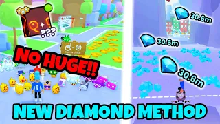 *NEW* INSANE diamond method *NO HUGE NEEDED* (pet simulator 99)