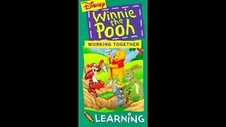 Opening to Winnie the Pooh: Working Together 1998 VHS