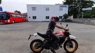 Thử Wheelie Bốc Đầu Ducati Desert Sled