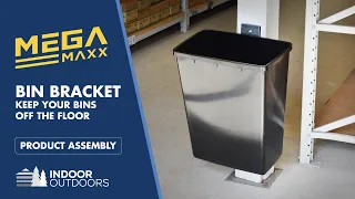 MegaMaxx UK™ | Bin Bracket Product Showcase - Keep Your Bins Off The Floor! | IDA1825+Bin