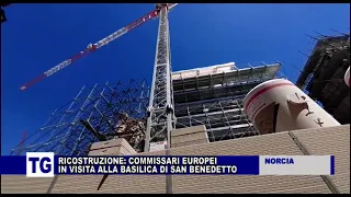 Ricostruzione: sopralluogo alla Basilica San Benedetto di Norcia