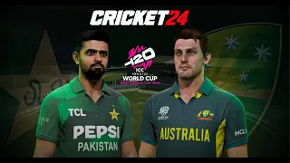 Pakistan's New Jersey ICONIC! 🤩 Pakistan vs Australia T20 World Cup Warm-Up Match | Cricket 24