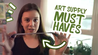 I Can't Live Without These // My Go-To Favourite Art Supplies!