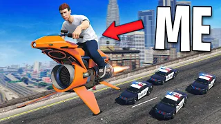 Running from Cops with Craziest Bikes.. GTA RP