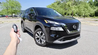 2022 Nissan Rogue SV FWD: Start Up, Walkaround, POV, Test Drive and Review