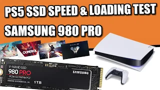 Samsung 980 Pro NVMe PS5 SSD Speed & Loading Test