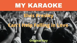 Karaoke Can't Help Falling in Love Elvis Presley