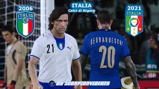 PES 2021 • Italia 2021 vs Italia 2006, Sfida ai Calci di Rigore