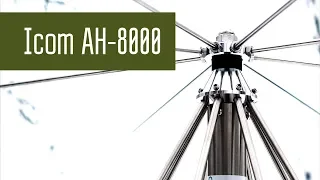 Icom AH-8000 Антенна Дискоконус. Обзор, проверка в полях. Радиосвязь на УКВ, FT-7900 и AOR 5000