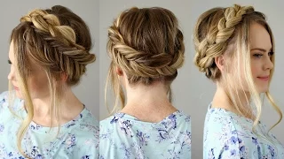 Mixed Dutch and Fishtail Crown Braid | Summer Series | Missy Sue