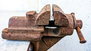 Restoration Rusty Soviet Vise