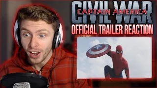 Vapor Reacts #12 | Captain America Civil War - Trailer 2 REACTION! | SPIDEY?!