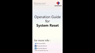 [fluorecare] System Reset & Language Setting