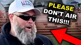 Trump Supporter Realizes How OFFENSIVE He Sounds... PANICS