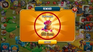 Monster Legends New Link 322 GEMS FREE?? Wtf how to get this reward | Lord Hayman Halloween Chest