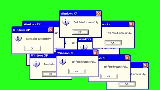 WINDOWS ERROR MESSAGE|Green Screen