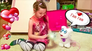 Распаковка игрушек - интерактивная собака GoGo! Подарок Сюрприз  Unpacking surprise toy