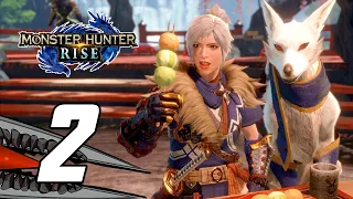 Monster Hunter Rise - Gameplay Walkthrough Part 2 (No Commentary, Switch)