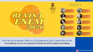 Revisa Enem 2020 - IFPE Campus Garanhuns - 14/01/2021