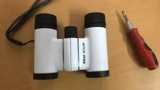 Dismantling Nikon Aculon T-01 Binoculars.