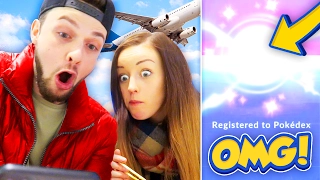 We MISSED our flight...THIS IS WHY! - (Pokemon GO *NEW* Pokemon)